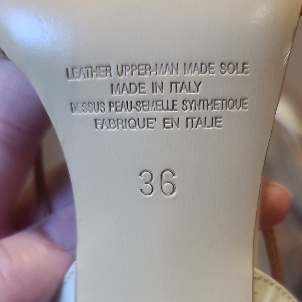 Napoleoni Tan Strappy Women's Heels - Picture 6 of 7